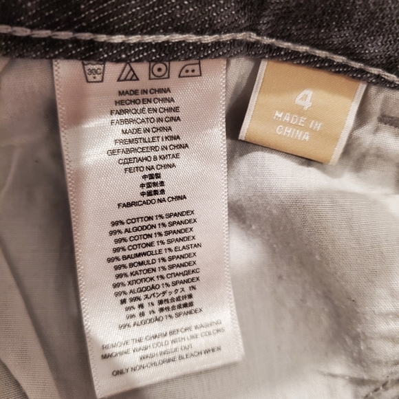 Michael Kors Gray Skinny Ankle Zip Jeans - Picture 5 of 6